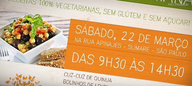 22/03 | São Paulo: curso de culinária vegana