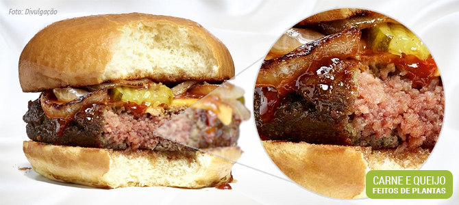 Professor norte-americano cria hambúrguer vegano que sangra e tem gosto de carne