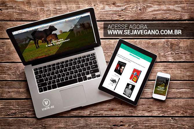 Vista-se lança nova versão do site Seja Vegano, que agora conta com design responsivo