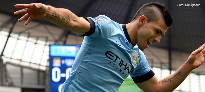 Sergio Aguero, atacante da seleção argentina e do Manchester City, se declara vegetariano
