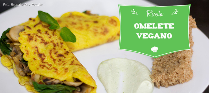 Aprenda a fazer uma omelete sem ovos em vídeo de novo canal vegetariano no Youtube