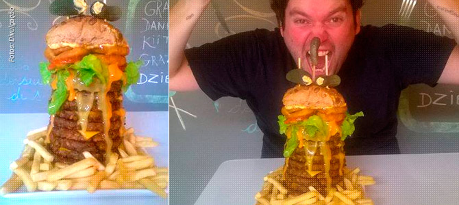 Lanchonete coloca no cardápio maior sanduíche vegano do Brasil – saiba como comer de graça