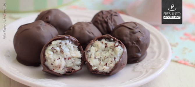 Blogueira ensina em vídeo o preparo de bombons ‘prestígio’ com resíduo de leite de coco