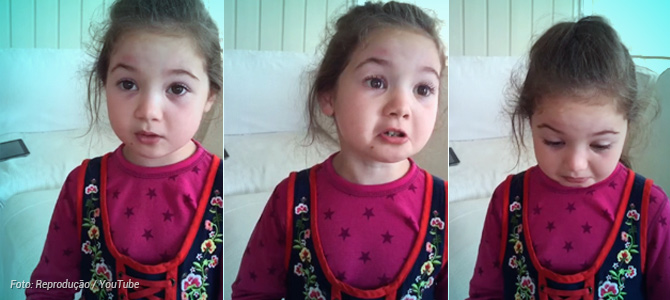 Garotinha de cinco anos explica para a sua mãe por que não quer comer animais nunca mais