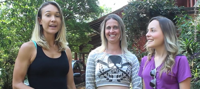 Cecília Barbosa e Fernanda Ferreira visitam o Santuário das Fadas para mostrar o trabalho