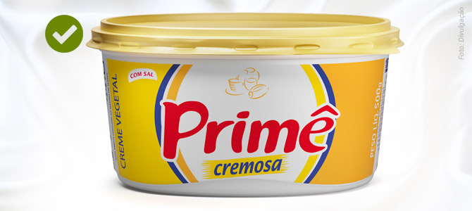Creme Vegetal Primê, fabricado pela Coamo, é uma alternativa sem nada de  origem animal
